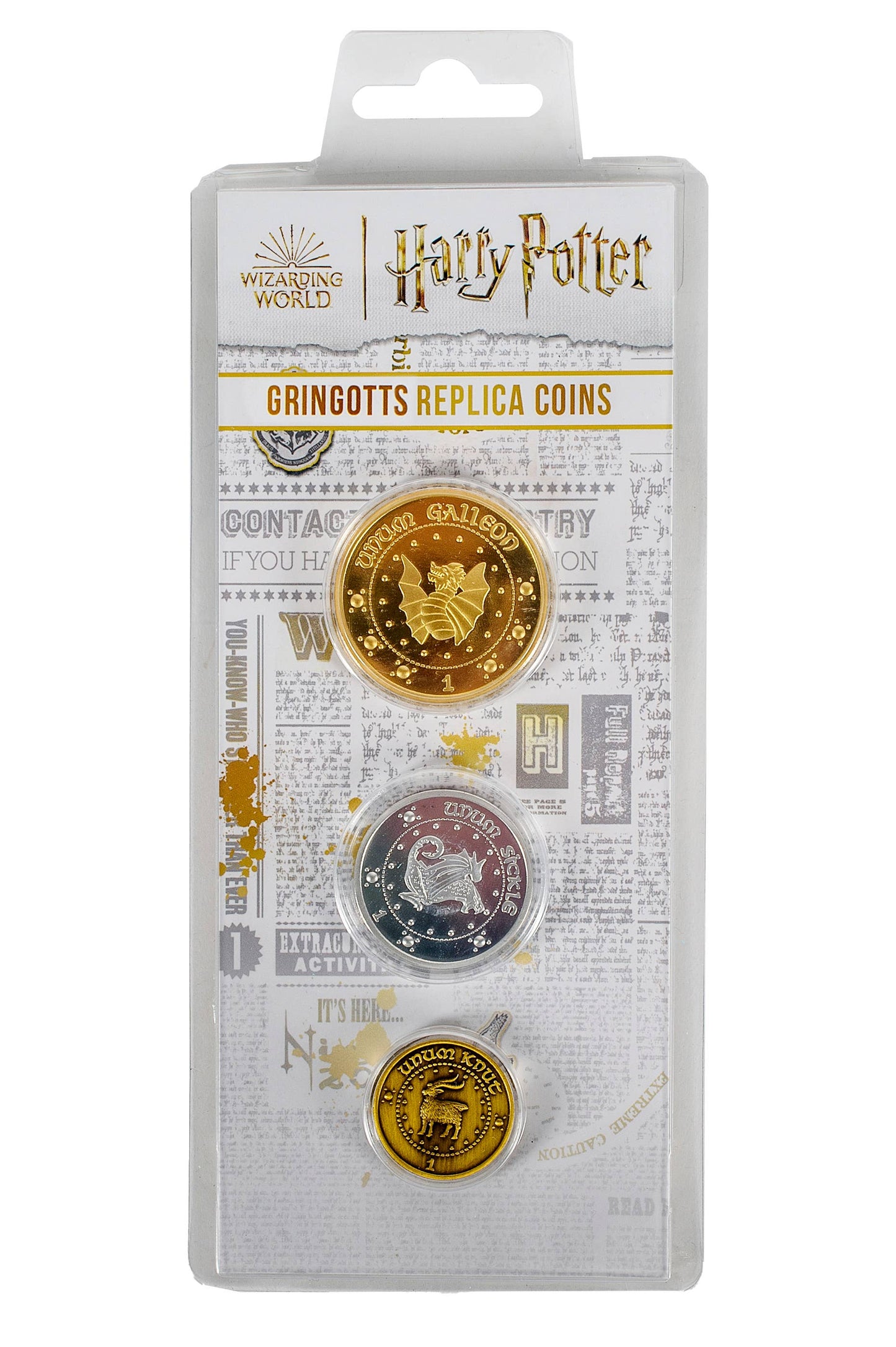 Harry Potter : collection de répliques de pièces de monnaie Gringotts