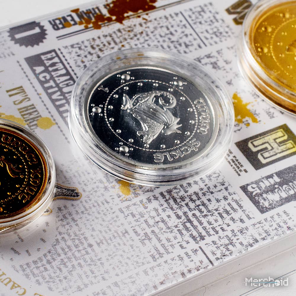 Harry Potter : collection de répliques de pièces de monnaie Gringotts