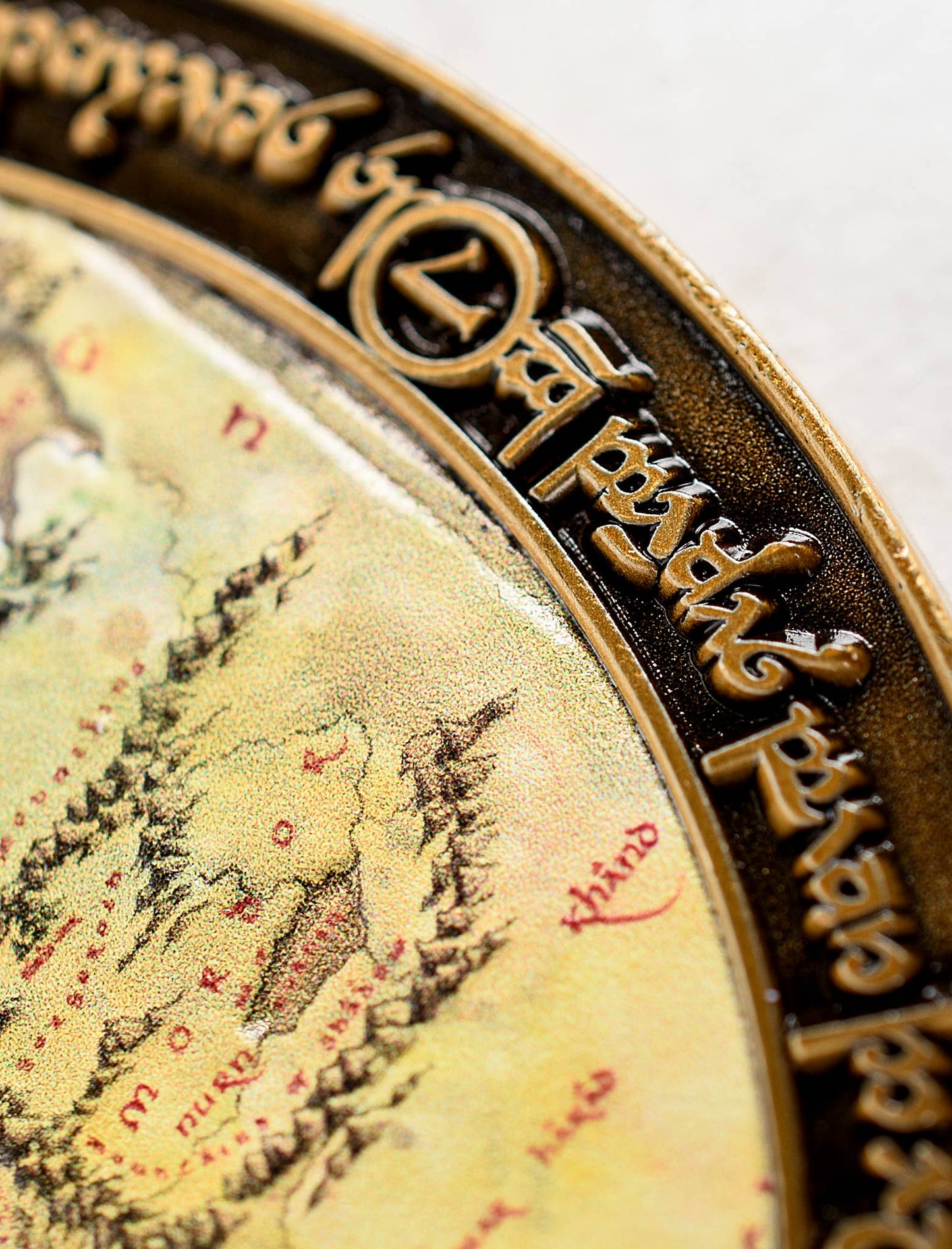 Pièce de luxe Le Seigneur des Anneaux : Carte de la Terre du Milieu