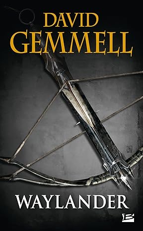 Waylander – Édition 30 ans, couverture de livre captivante illustrant un héros audacieux dans un contexte épique de fantasy, symbole d'aventure et de lutte pour la liberté.