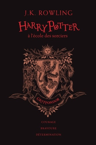 Harry Potter Tome 1 : Harry Potter à l'école des sorciers (Gryffondor). Edition collector 20e anniversaire