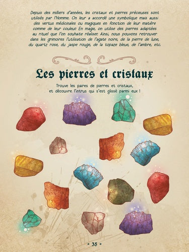 Illustration captivante d'une baguette magique et de runes dans 'L'abécédaire de la magie' par AU BORD DES CONTINENTS, invitant à plonger dans la magie.