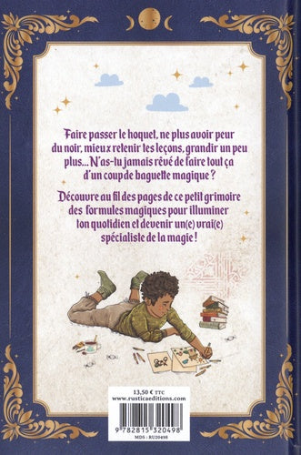 Pages intérieures du grimoire 'Mes petites formules magiques' d'AU BORD DES CONTINENTS, où la magie se mêle à des conseils pratiques pour une vie plus sereine.