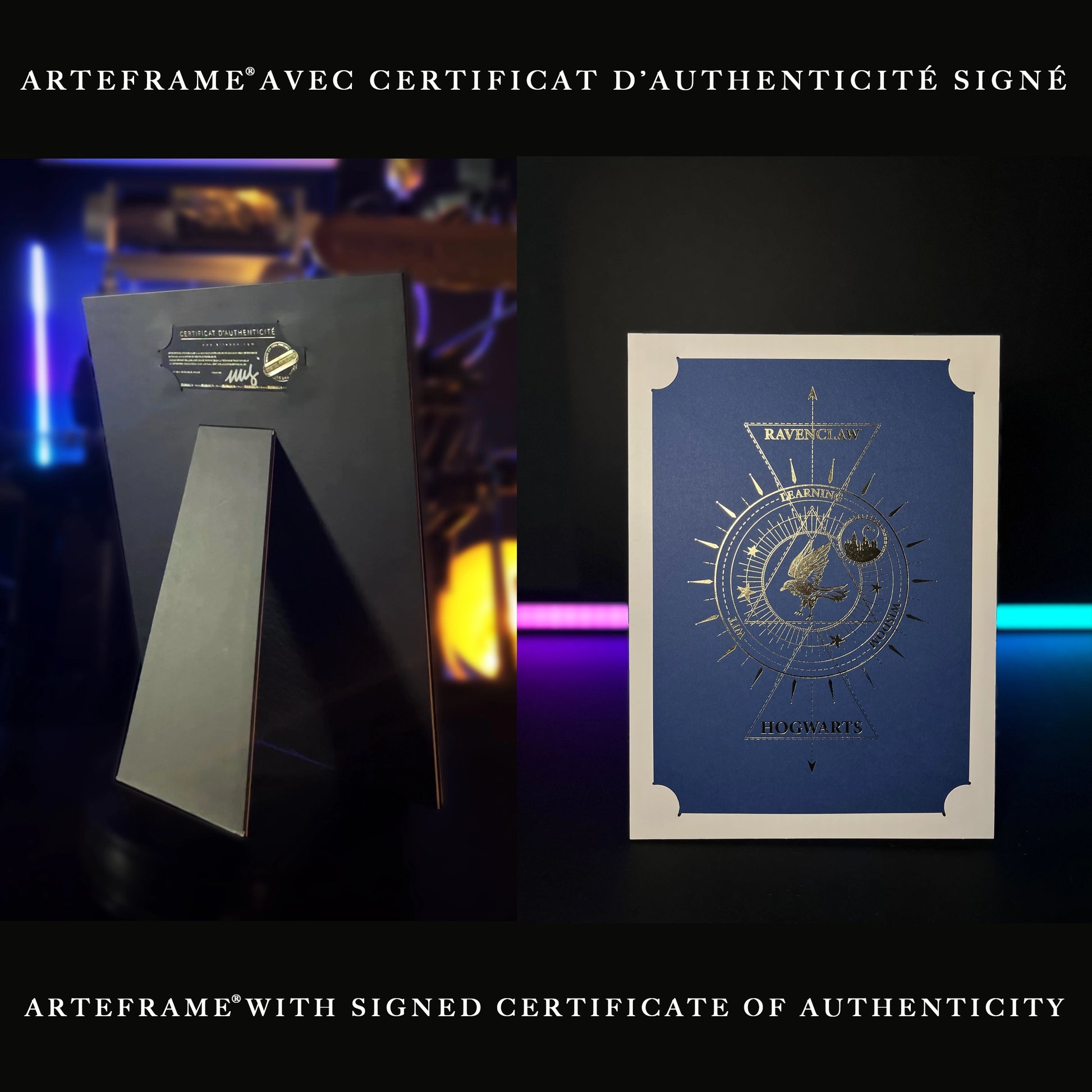 Affiche de collection Serdaigle - Harry Potter, vue en portrait, idéale pour embellir votre salon ou bureau.