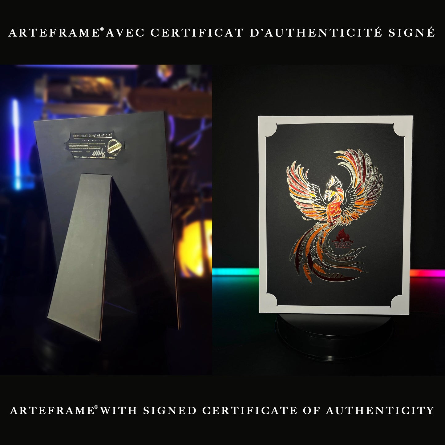 Affiche de collection Ordre du Phénix - Harry Potter, montrant la mise en scène élégante, idéale pour décorer une chambre ou un bureau.