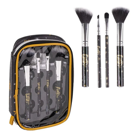 Kit pinceaux de maquillage Poudlard - Harry Potter, ensemble de pinceaux magiques pour un maquillage inspiré de l'univers des sorciers.