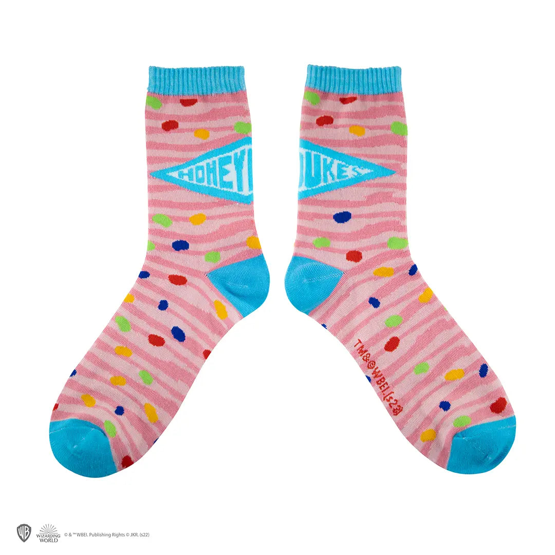 Détails des Chaussettes Honeydukes - Harry Potter, avec un design captivant pour les fans de la saga.