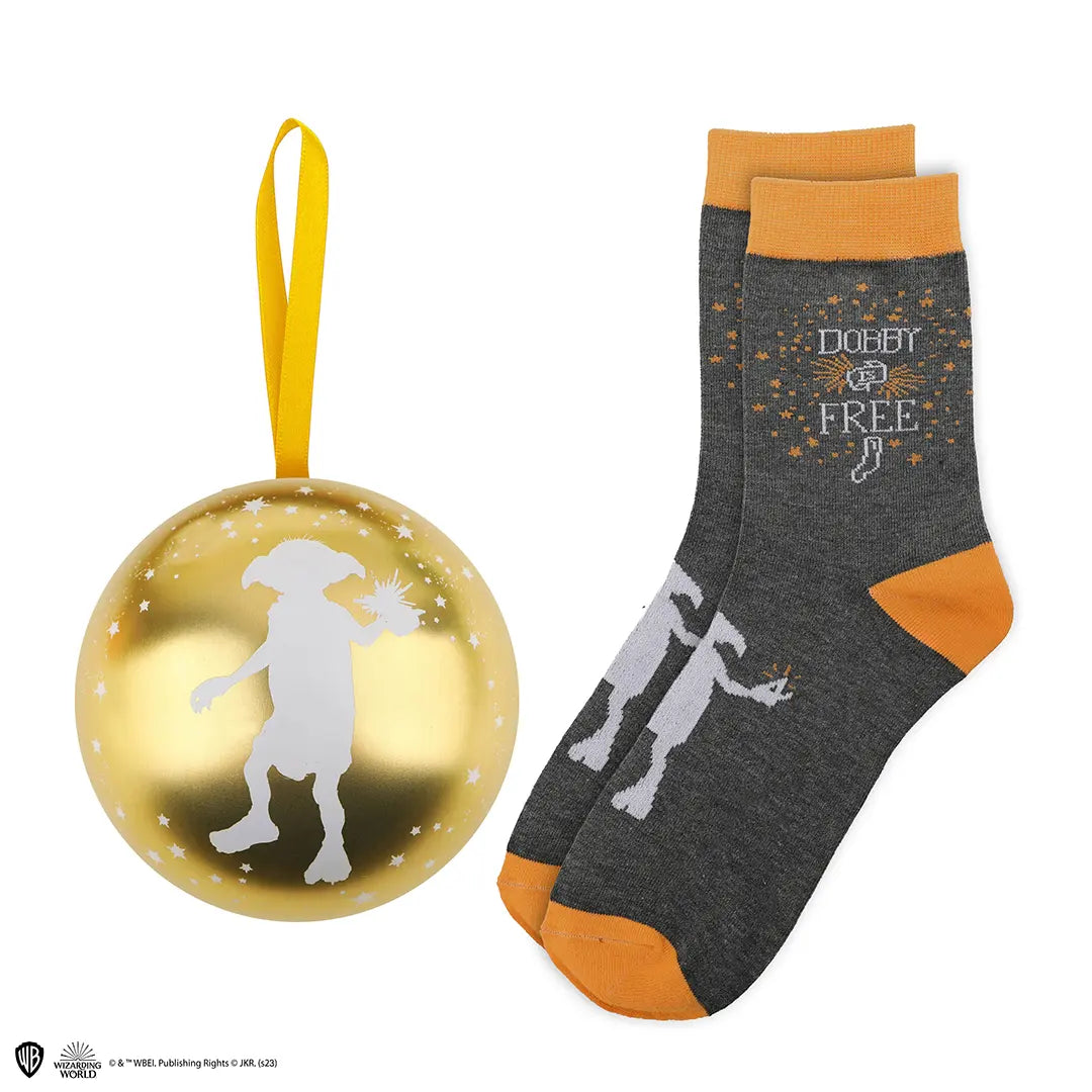Chaussettes Dobby - Harry Potter, un indispensable pour les fans de sorcellerie, illustrant le confort et le style magique dans un design inspiré de l'univers de Poudlard.