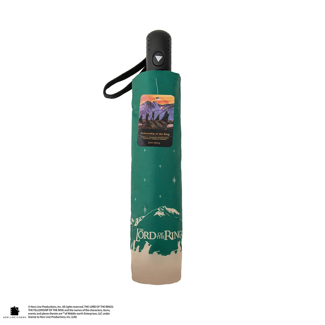 Fermé et portable, le parapluie - La Communauté de l’Anneau - Le Seigneur Des Anneaux, parfait pour les amateurs de fantastique.