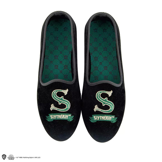 Chaussons deluxe Serpentard taille 37-38 - Harry Potter, confortables et stylés pour les fans de magie.
