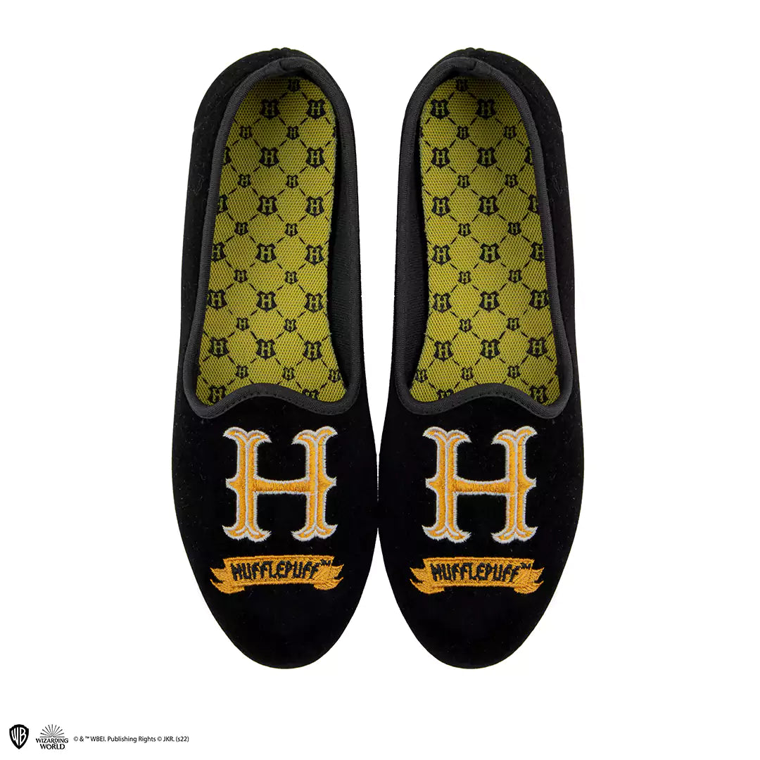 Chaussons deluxe Poufsouffle taille 35-36 - Harry Potter, parfaits pour les fans de la saga, alliant confort et style.