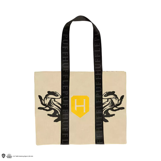 Tote Bag Deluxe Poufsouffle - Harry Potter, élégant et fonctionnel, parfait pour transporter vos essentiels magiques.