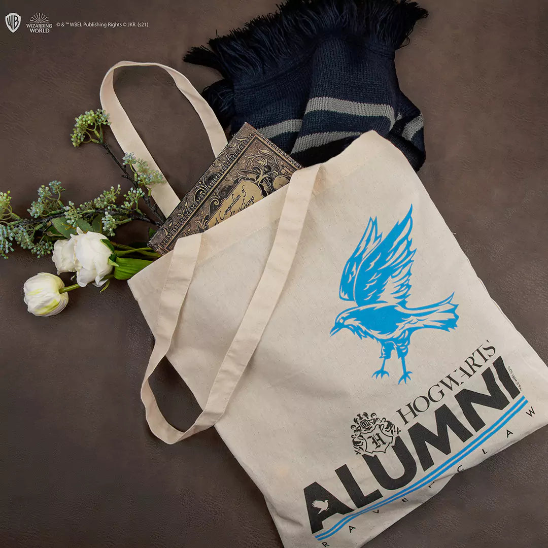 Tote Bag Alumni Serdaigle - Harry Potter, idéal pour transporter livres et essentiels, alliant style et praticité.