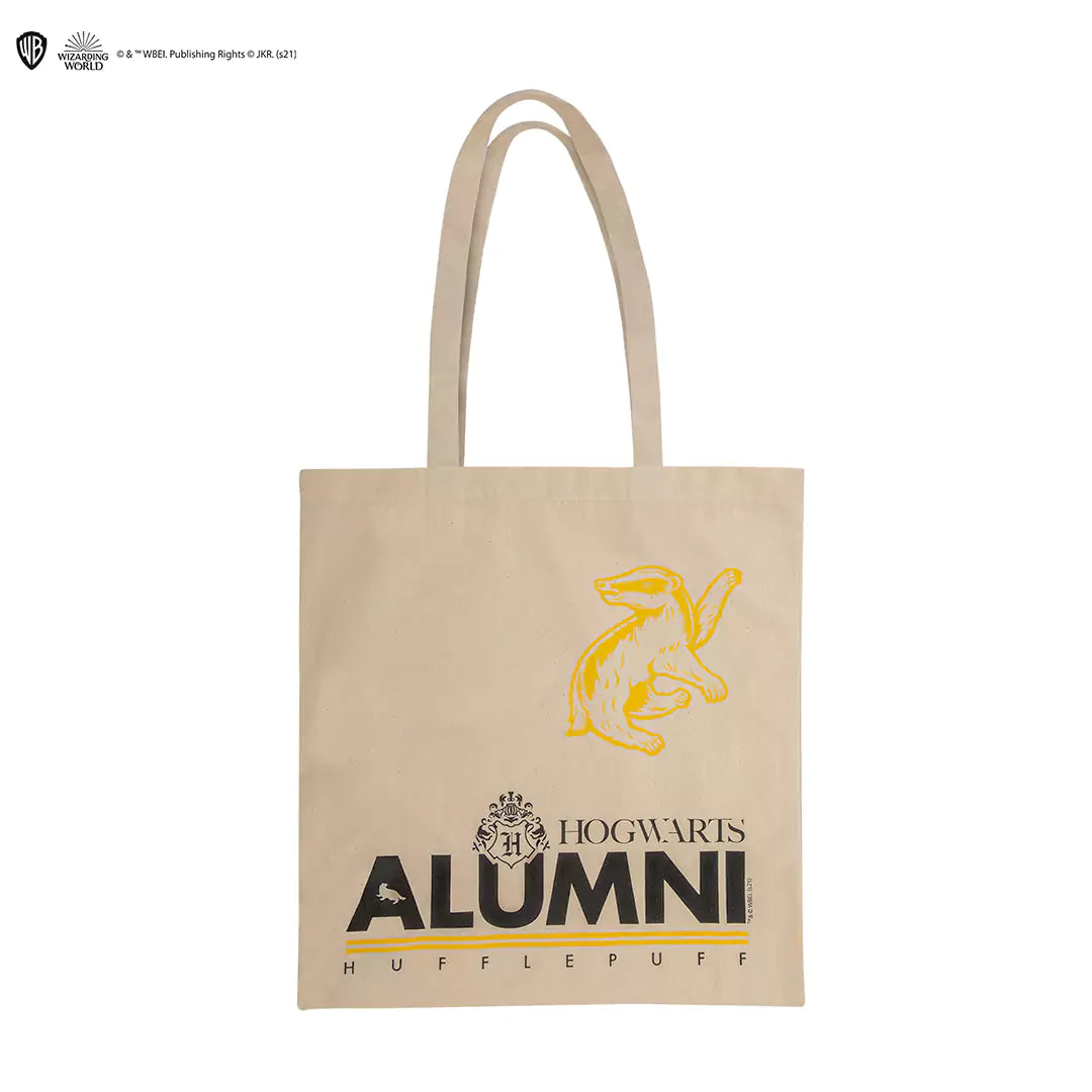 Tote Bag Alumni Poufsouffle Harry Potter, un accessoire emblématique en coton pour afficher votre fierté pour la maison Poufsouffle.