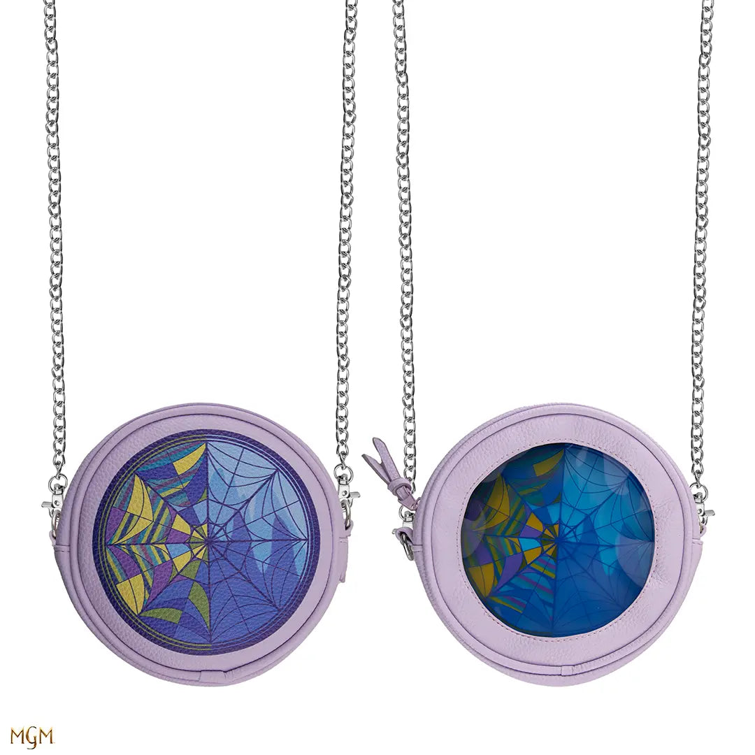 Sac bandoulière Vitrail de Wednesday et Enid - Wednesday avec un design mystérieux et gothique.