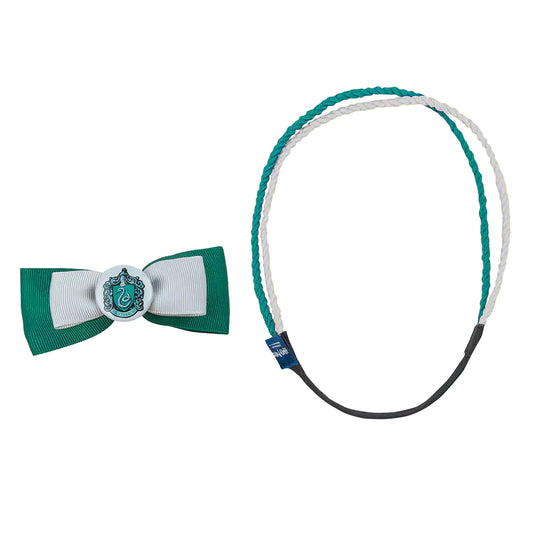 Accessoires pour cheveux Serpentard - Barrette Noeud élégante pour un style tendance et sophistiqué.