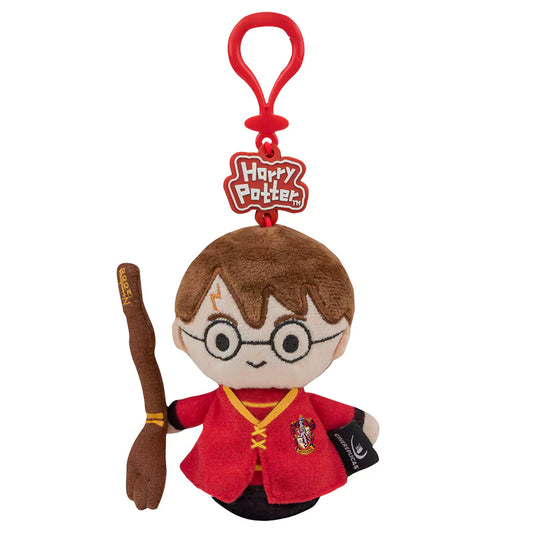 Porte-clés peluche Harry Potter en tenue de Quidditch - Un accessoire unique pour les fans de la magie