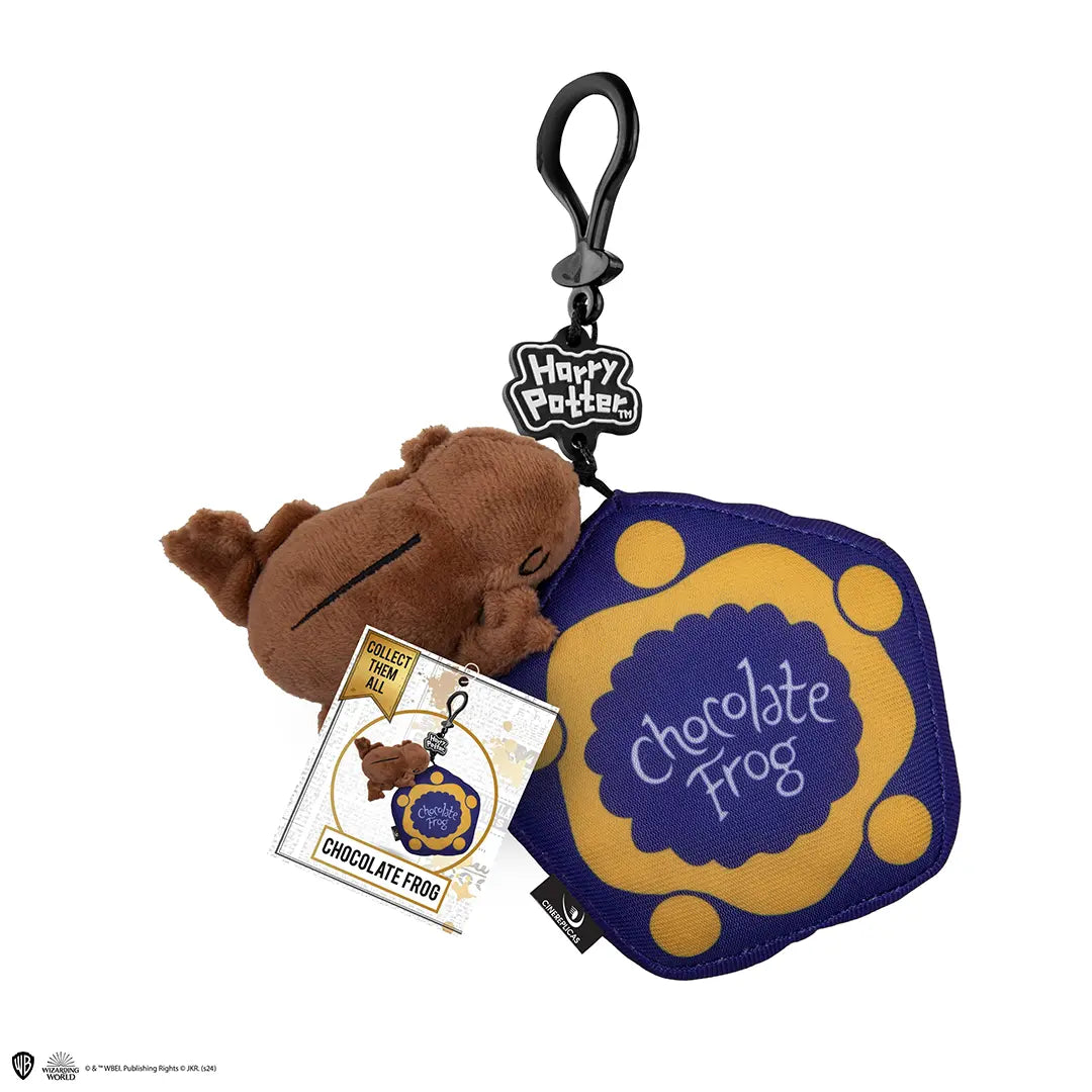 Porte-clés peluche Chocogrenouille - Harry Potter, un accessoire magique pour tous les fans de la saga.