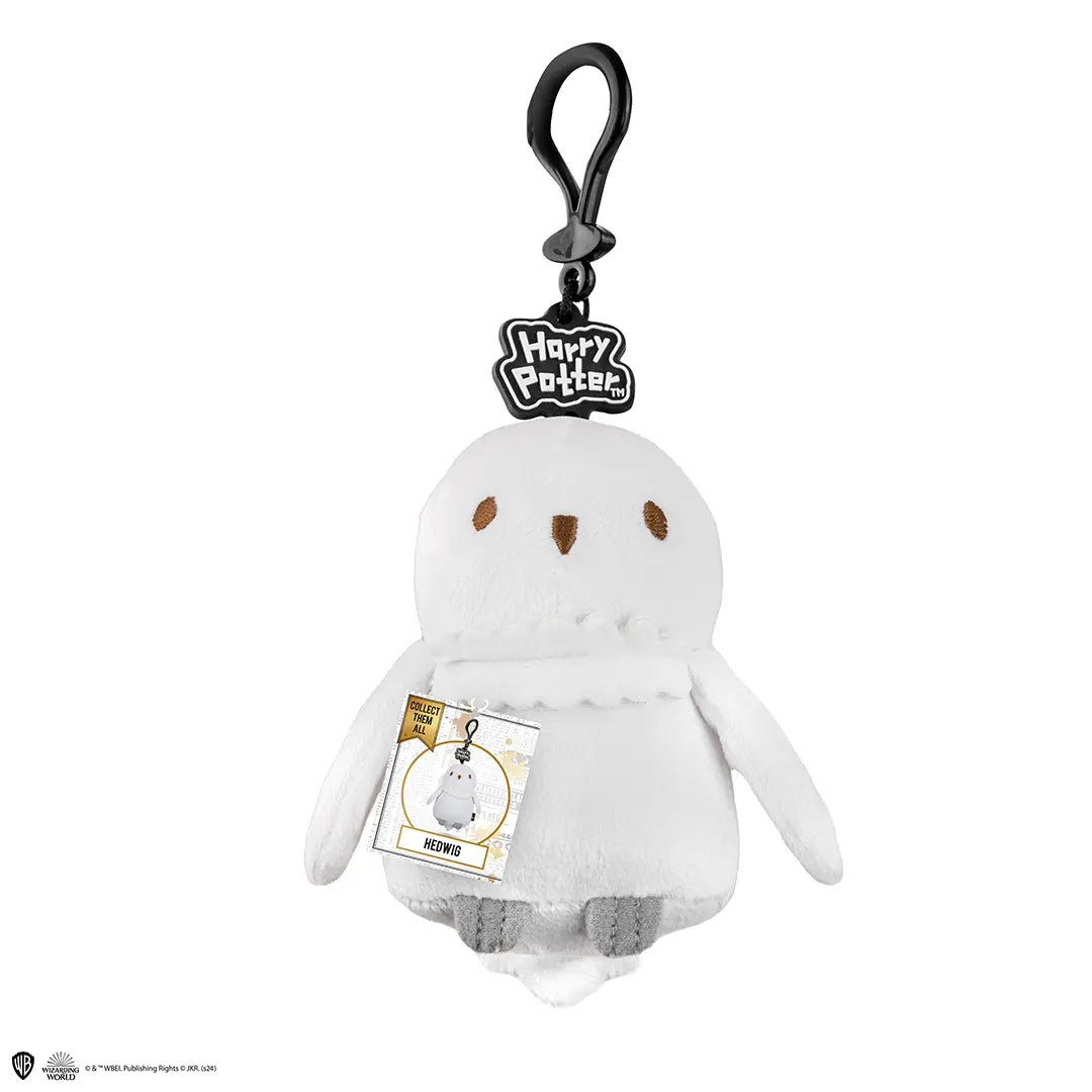 Porte-clés peluche Hedwige - Harry Potter, idéal pour personnaliser vos clés et ajouter une touche enchantée à votre quotidien.