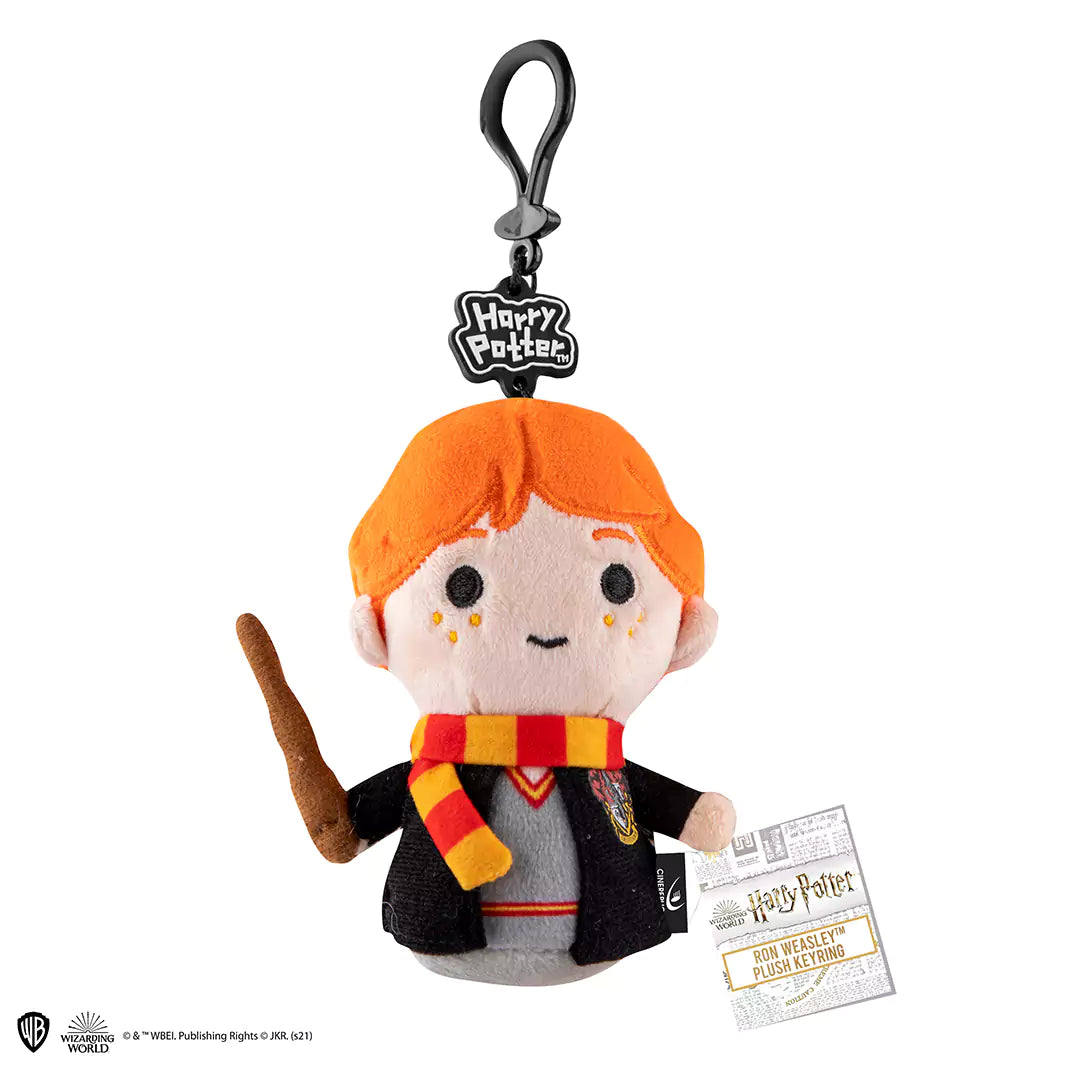 Porte-clés peluche Ron Weasley : Accessoire magique et adorable pour les fans de Harry Potter, en polyester doux, idéal pour vos clés ou sac.