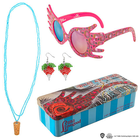 Trio Lorgnospectres et bijoux Luna Lovegood - Harry Potter