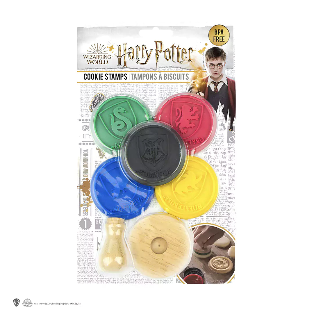 Détails des tampons silicone pour cookies Harry Potter, mettant en avant la qualité du silicone antiadhésif.