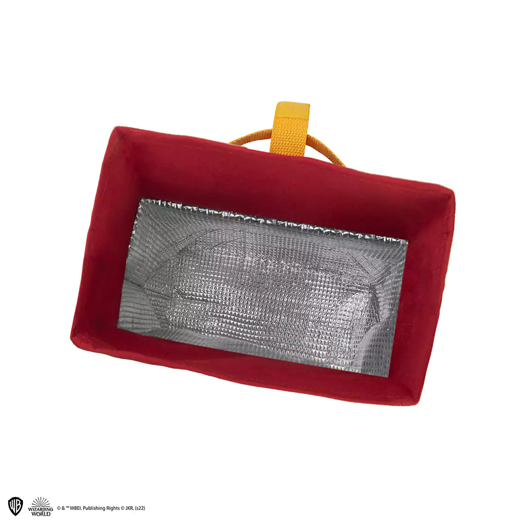 Sac à déjeuner Gryffondor - Harry Potter, mettant en avant les valeurs de courage avec des matériaux durables et un espace pratique pour vos encas.