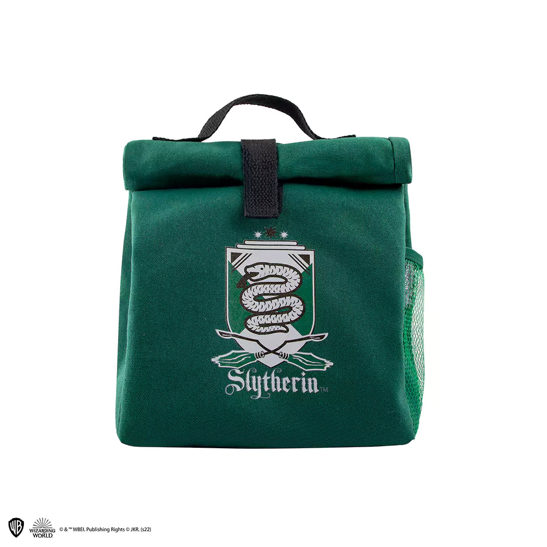 Lunch bag Serpentard - Harry Potter avec design emblématique et couleurs vertes et argentées, parfait pour les fans de la Maison Serpentard.