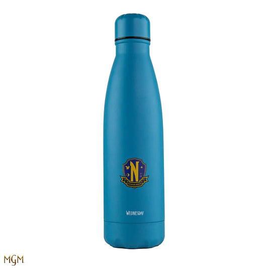 Bouteille isotherme 500ml Wednesday et Enid - Un design captivant et original qui garde vos boissons à la température idéale tout en ajoutant une touche d'originalité à votre quotidien.