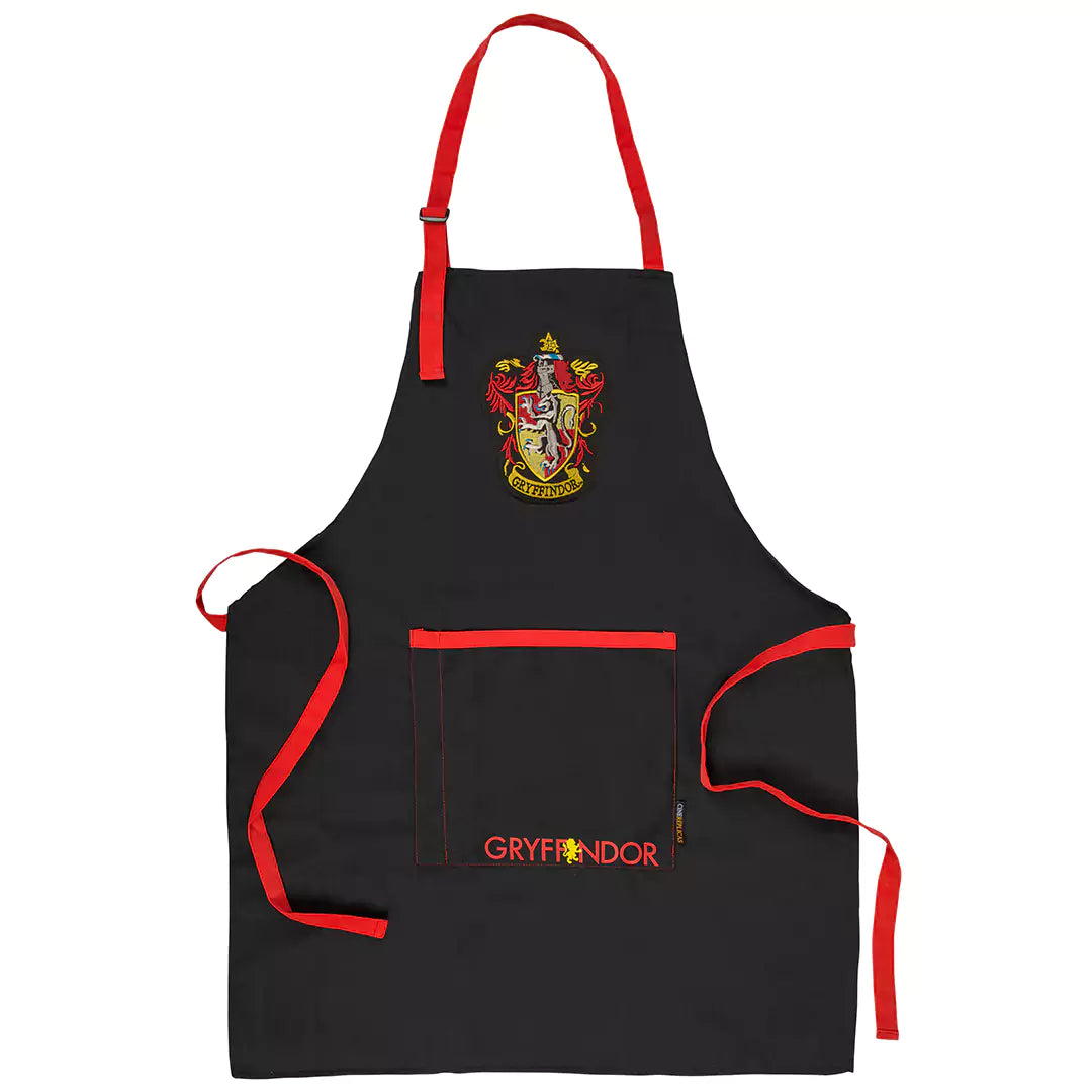 Tablier Gryffondor - Harry Potter, un accessoire de cuisine pratique et stylé avec l'écusson de la maison Gryffondor.