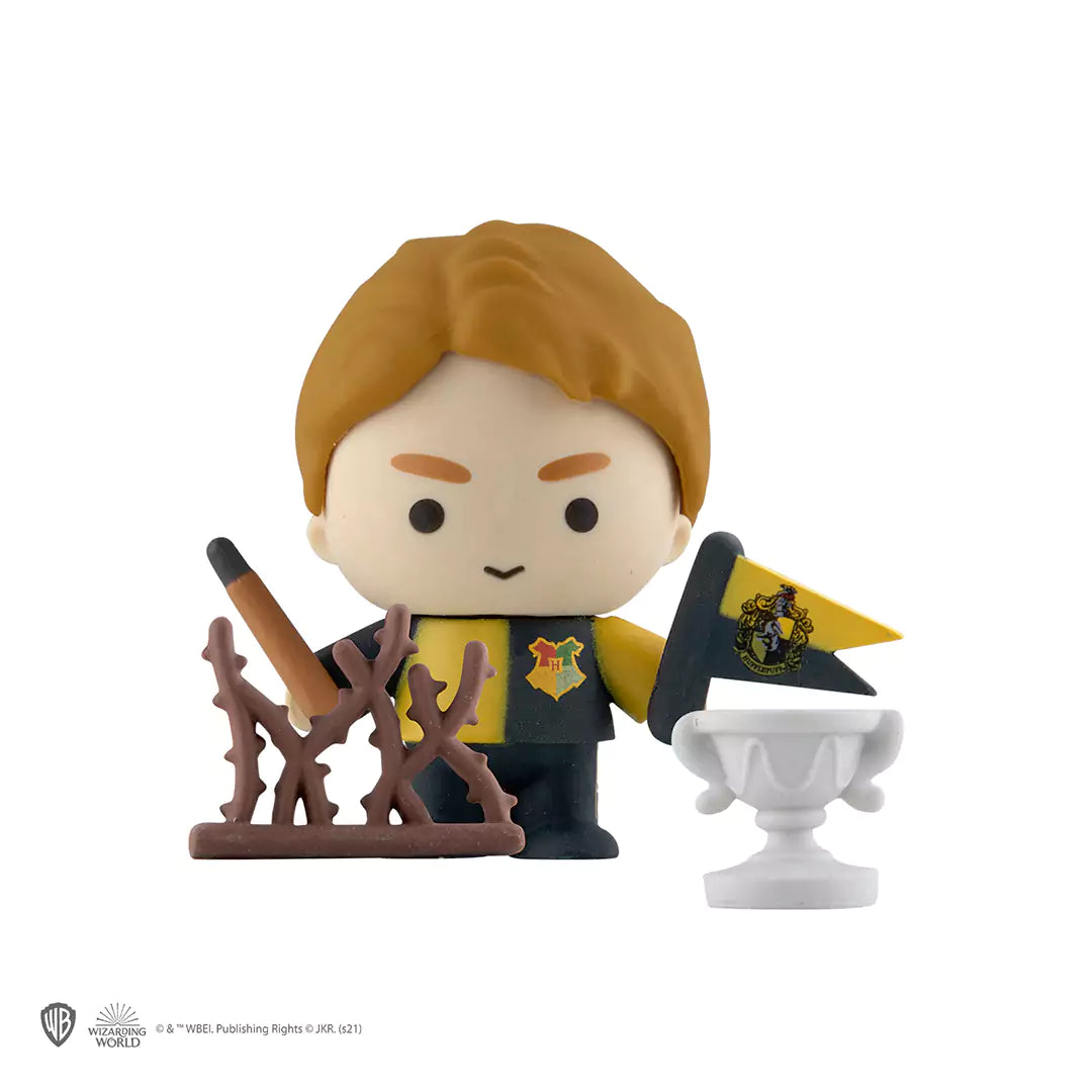 Figurines Gomee - Cedric Diggory Coupe des trois sorciers - Harry Potter, figurine de qualité en gomme de 6 cm, idéale pour les collectionneurs et fans.