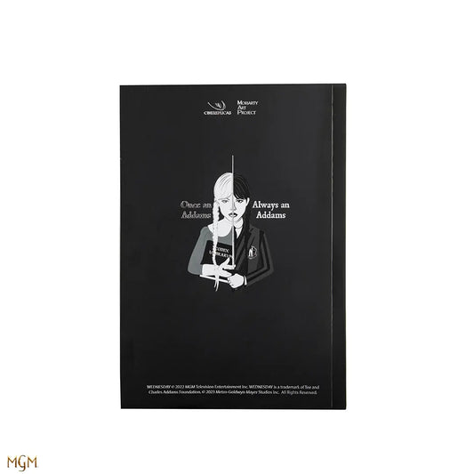 Carnet souple Wednesday et violoncelle - Intérieur ligné pratique pour prendre des notes et dessiner des croquis creatively.