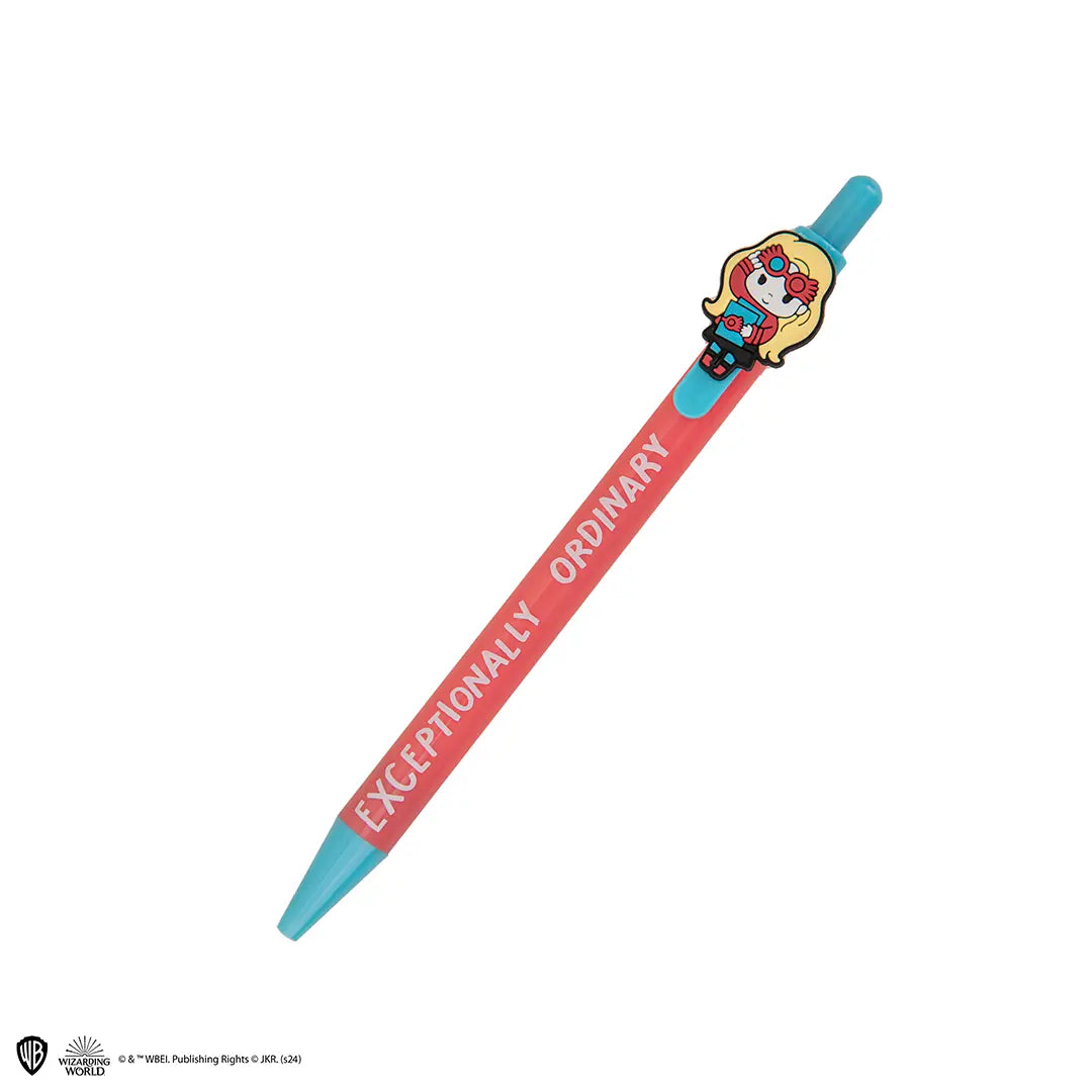 Stylo Luna Lovegood - Harry Potter, un accessoire magique en plastique de haute qualité, idéal pour les fans de la saga.