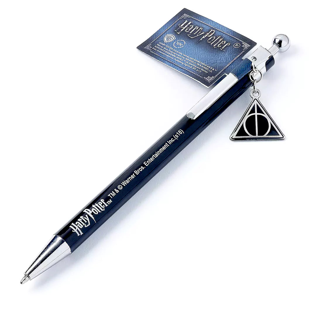 Découvrez le Stylo Reliques de la Mort : un accessoire magique au design captivant, parfait pour les fans d'univers fantastiques.