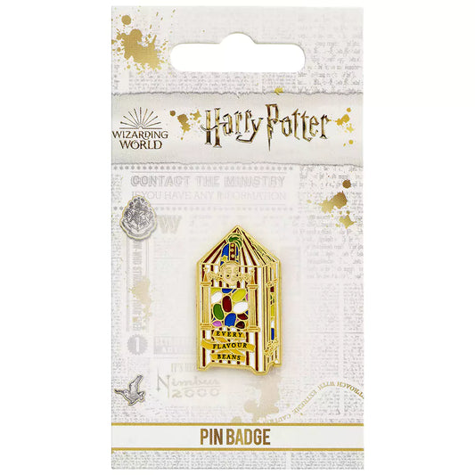 Détail des Pin’s Dragées de Bertie Crochue - Harry Potter, mettant en avant la qualité en métal et émail pour un accessoire magique.