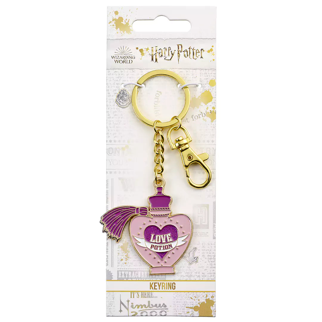 Porte-clés Philtre d’amour - Harry Potter, un accessoire magique en métal représentant le célèbre Philtre d'amour, idéal pour les fans de la saga.