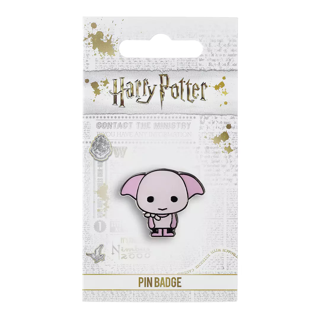 Découvrez le Pin's Dobby en chibi, un accessoire magique de 2cm qui incarne la loyauté et le courage, parfait pour les fans de l'univers fantastique.