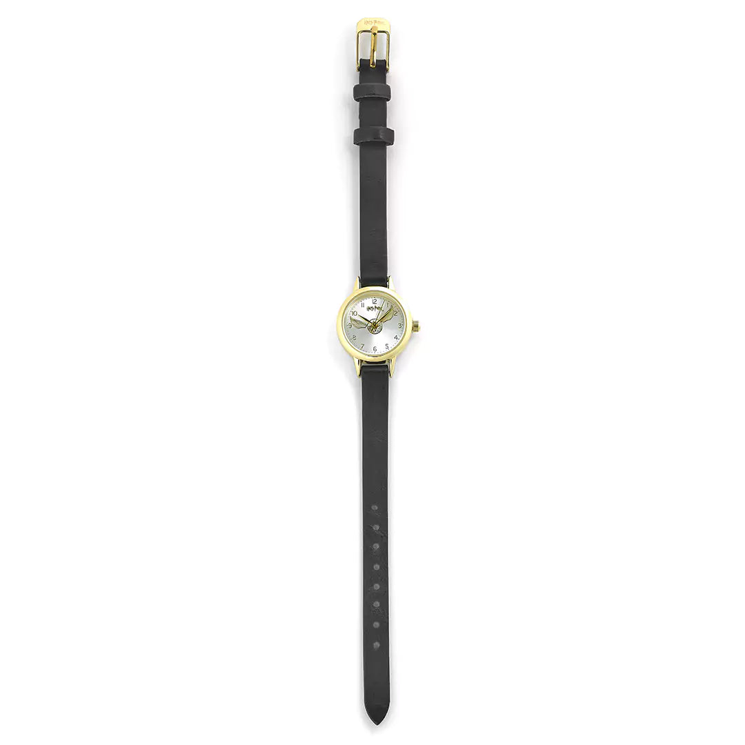 Détails de la Montre Vif d'Or - Harry Potter montrant le design unique et audacieux inspiré de l'univers magique.