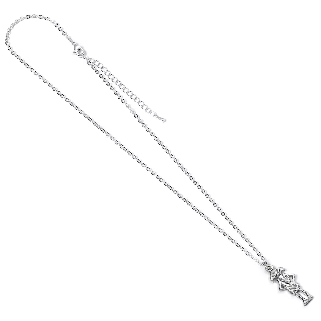 Chaîne en maille serpent de 40 cm de longueur du Collier Dobby l'Elfe de Maison, scintillante et ajustable pour un confort optimal.