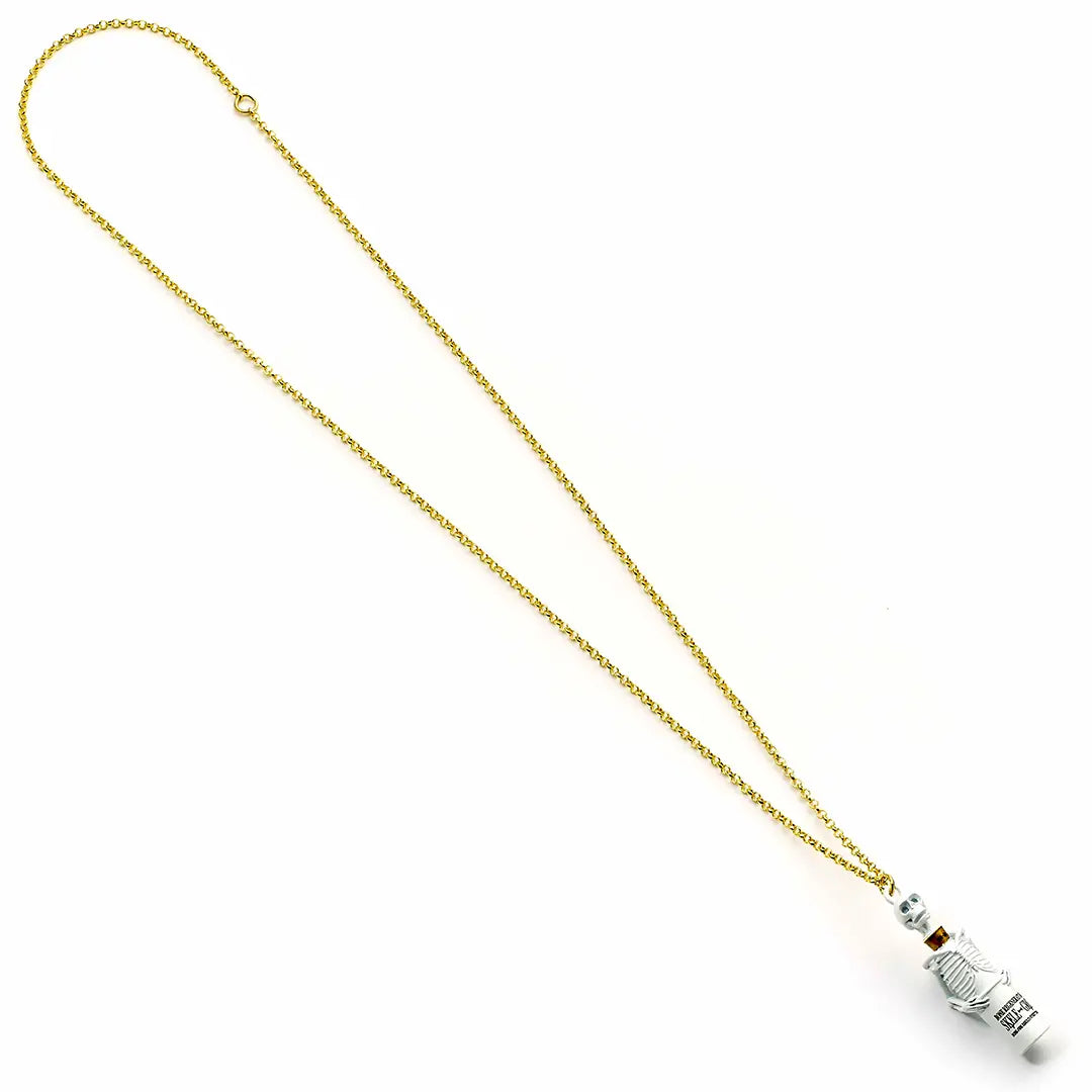 Détails exquis du Collier Poussos - Harry Potter, mettant en avant les éléments iconiques de la saga.