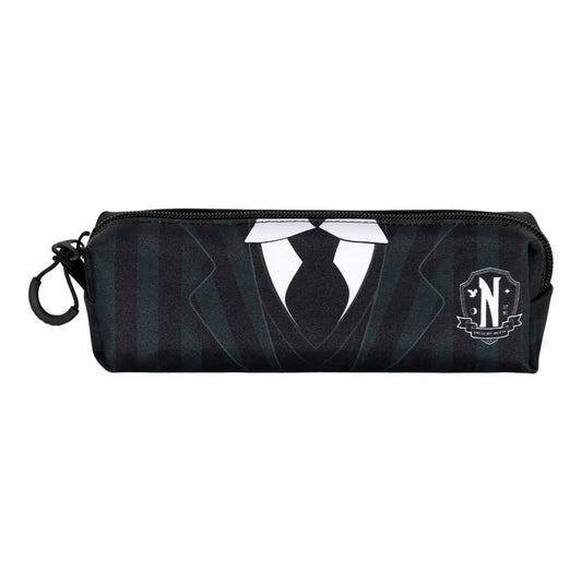 Trousse Uniforme de Nevermore inspirée de la série Wednesday, un accessoire gothique chic pour les fans.