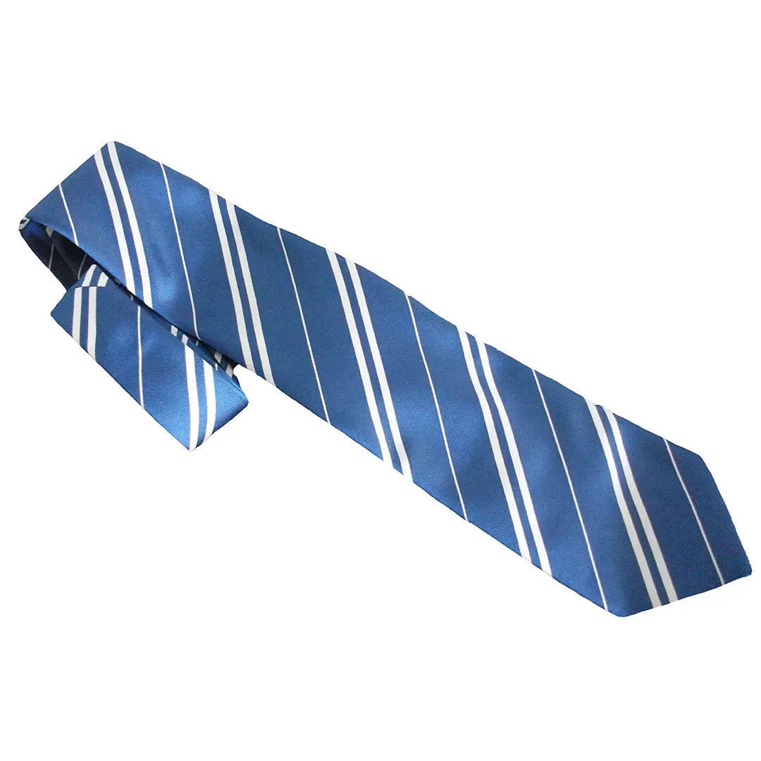 Cravate Serdaigle Harry Potter, accessoire officiel au design tricoté, ajout élégant pour les fans du monde magique.