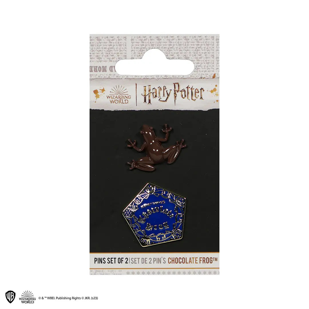 Pin’s Chocogrenouille inspiré de Harry Potter, un accessoire magique en métal à ajouter à votre collection de sorcellerie.