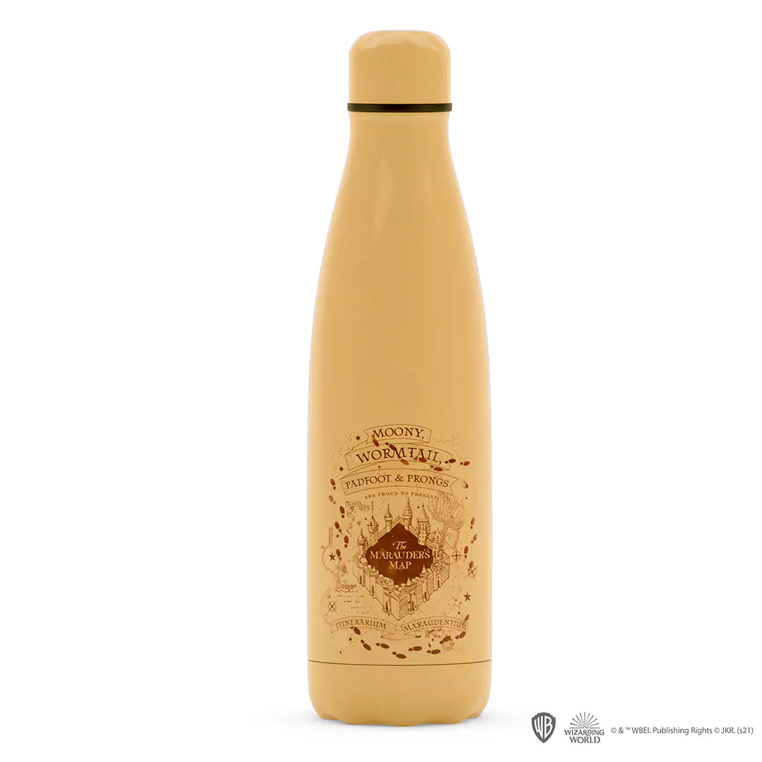 Bouteille isotherme 500ml - Carte du Maraudeur Harry Potter, parfaite pour les aventuriers de l'univers magique.