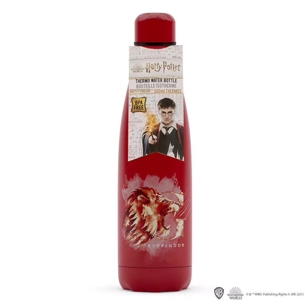 Détails de la Bouteille isotherme 500ml Gryffondor - Harry Potter, stylée et fonctionnelle, une déclaration de style pour les sorciers.