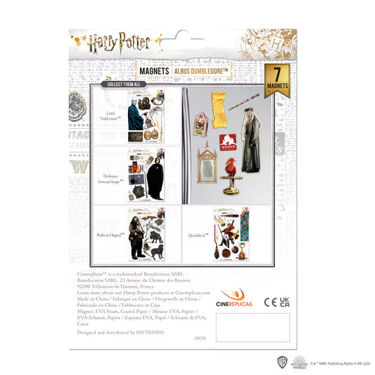 magnets en mousse Dumbledore Harry Potter - un majestueux phénix sur son perchoir, représentant l'espoir et la résurrection.