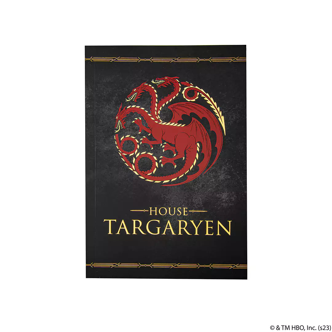 Carnet souple Targaryen - Game of Thrones, idéal pour prendre des notes et capturer l'imaginaire des fans de Westeros.