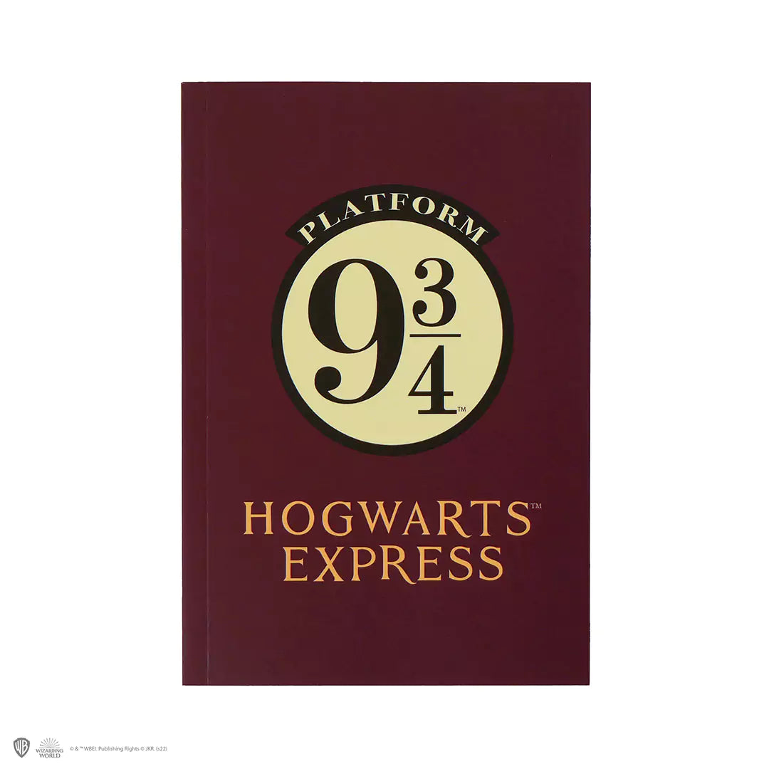 Design captivant du carnet souple - Poudlard Express, inspiré de l'univers d'Harry Potter.