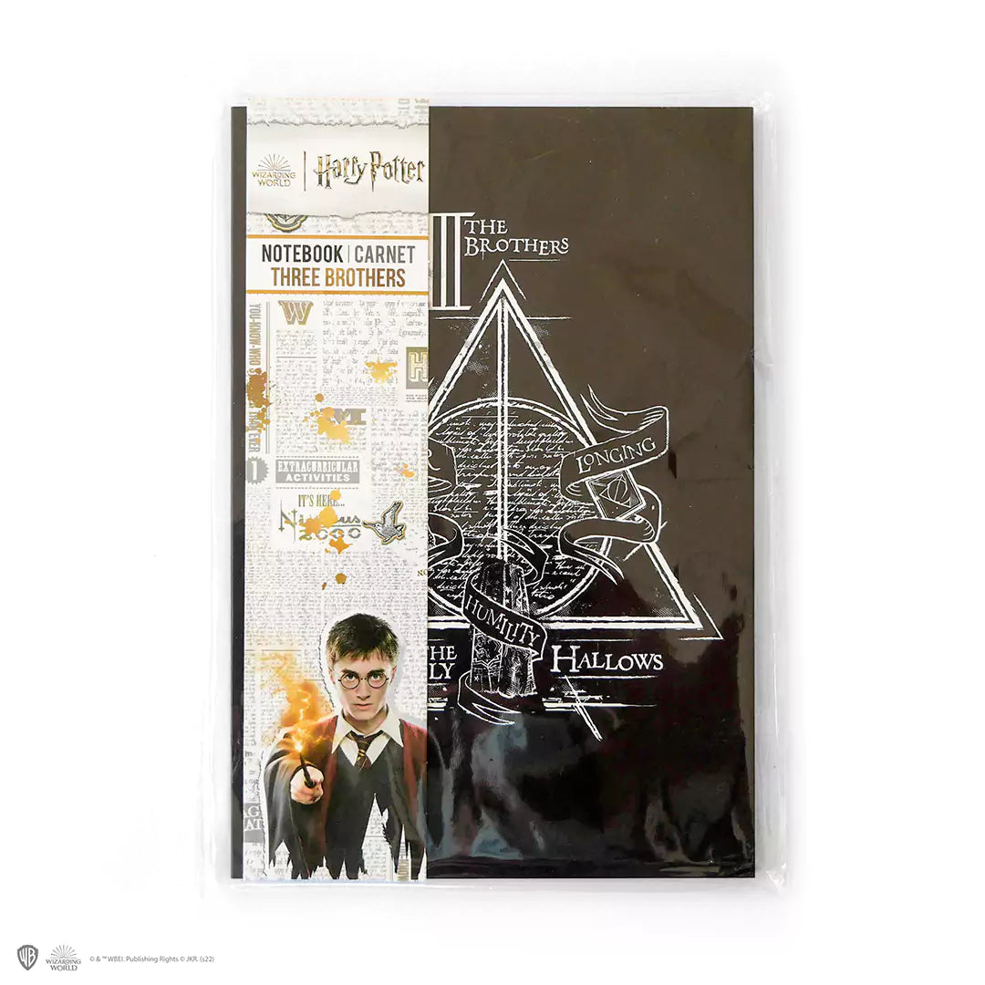 Pages intérieures du Carnet souple - Contes des Trois Frères, illustrées avec un design raffiné, parfait pour inspirer l'écriture et la créativité.