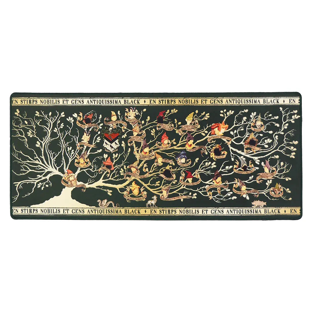 Tapis de bureau La Famille Black - Harry Potter, avec design inspiré des personnages emblématiques, ajoutant une touche magique à votre espace de travail.